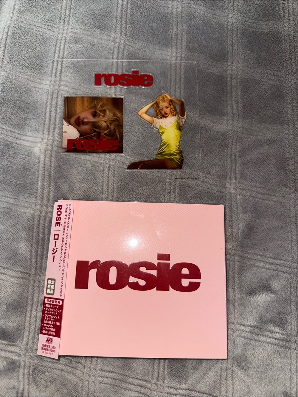 Blackpink Rose Rosie rosie CD Japan Limited Edition